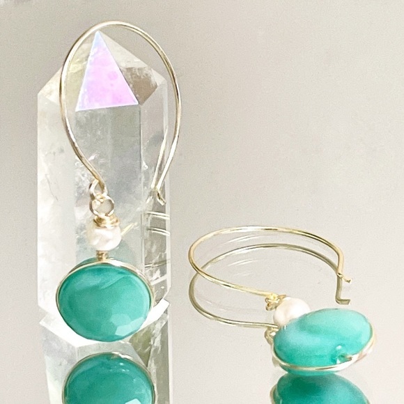 🎁Artisan ♥️wrapping cristals earrings - Picture 2 of 6